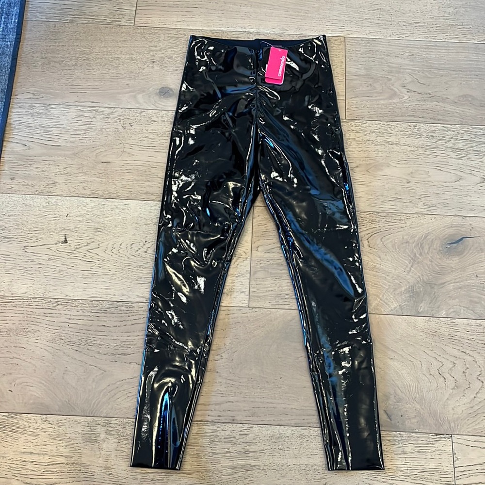Commando faux patent leather leggings